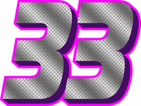 Race Car Number Gallery - 33